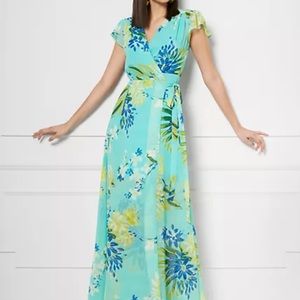 Light Eva Mendes Dress Maxi Dress
